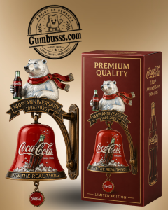 Coca-Cola 140th Anniversary Collectible Bell with Premium Gift Box 1 Coca-Cola 140th Anniversary Collectible Bell with Premium Gift Box