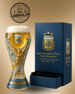 Argentina National Team World Champions Collector Glass with Premium Gift Box