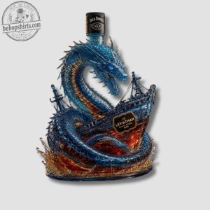 Leviathan Black Rum 3D Bottle