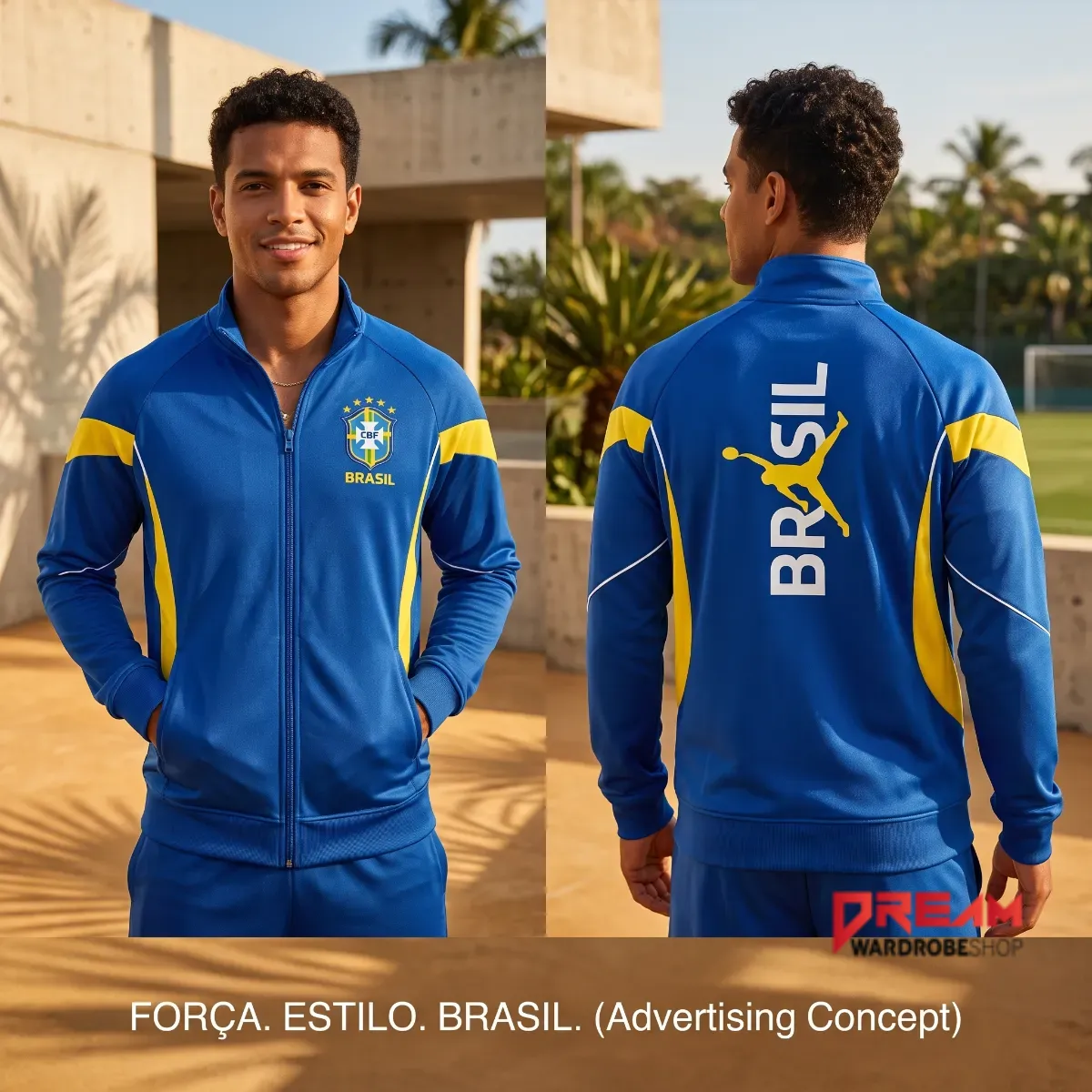 FIFA World Cup 2026 Brazil Anthem Blue Stand Collar AOP Jacket 4 FIFA World Cup 2026 Brazil Anthem Blue Stand Collar AOP Jacket