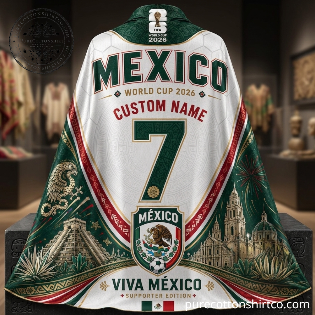 Mexico World Cup 2026 Fan Cape - Mexico vs England FIFA World Cup 2026