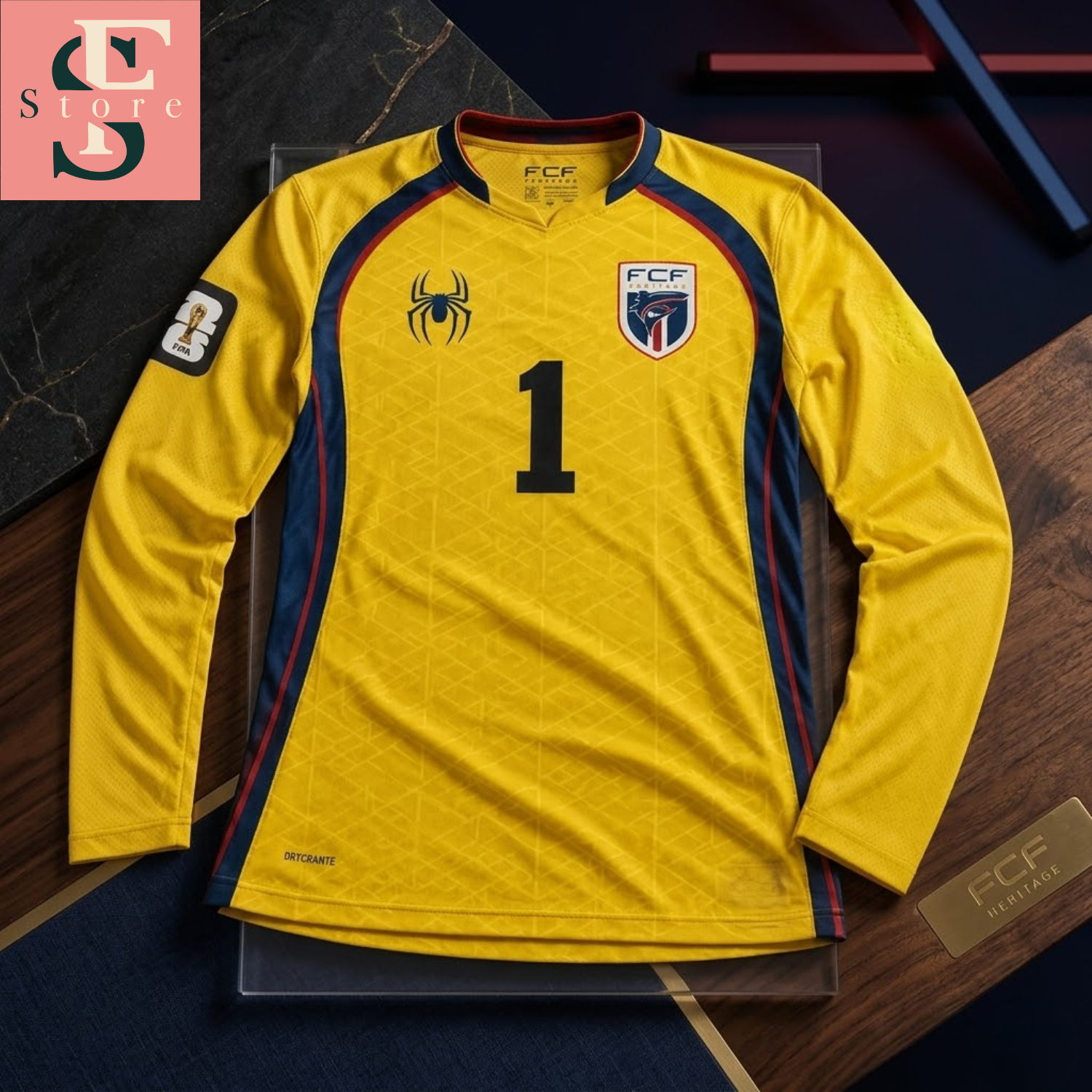 Cape Verde Vozinha Spider Hero Goalkeeper Jersey