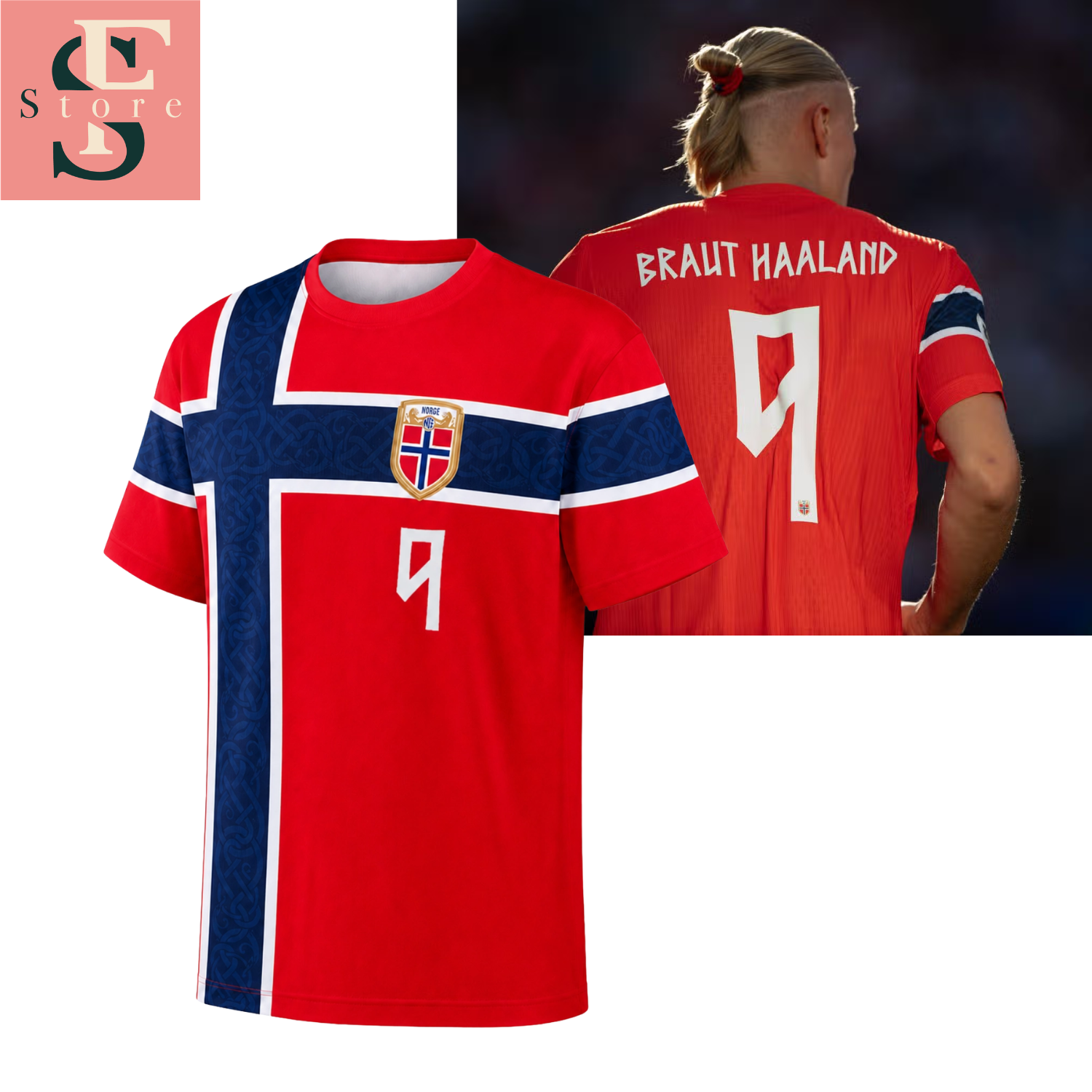 Norway World Cup 2026 Braut Haaland Home Jersey