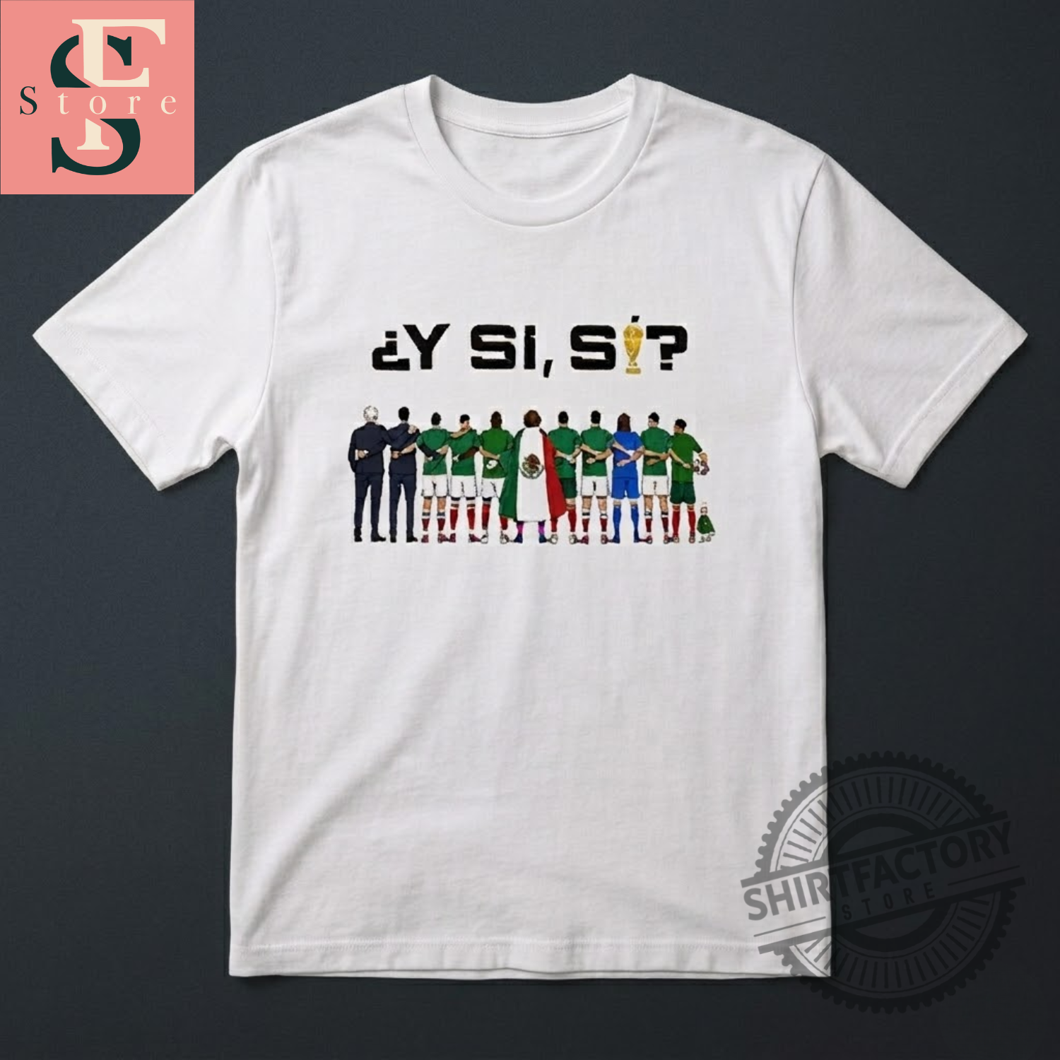 2026 Mexico National Team Y Si Si Soccer Players Shirt 2026 Mexico National Team Y Si Si Soccer Players Shirt – image 2 of 2