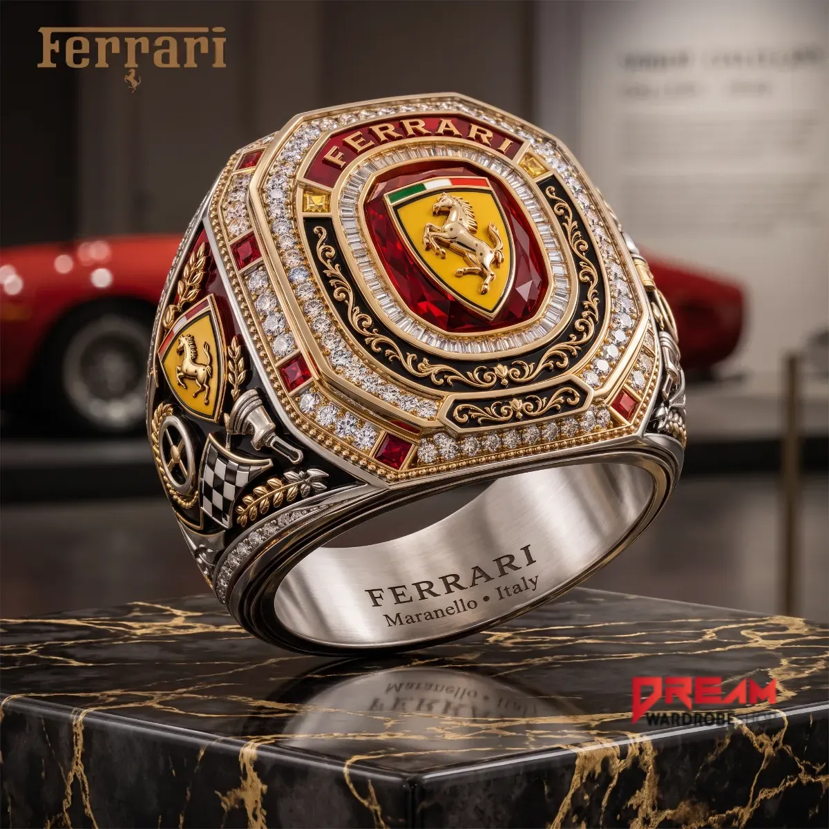 Ferrari Prancing Horse Championship Premium Ring 8 Ferrari Prancing Horse Championship Premium Ring
