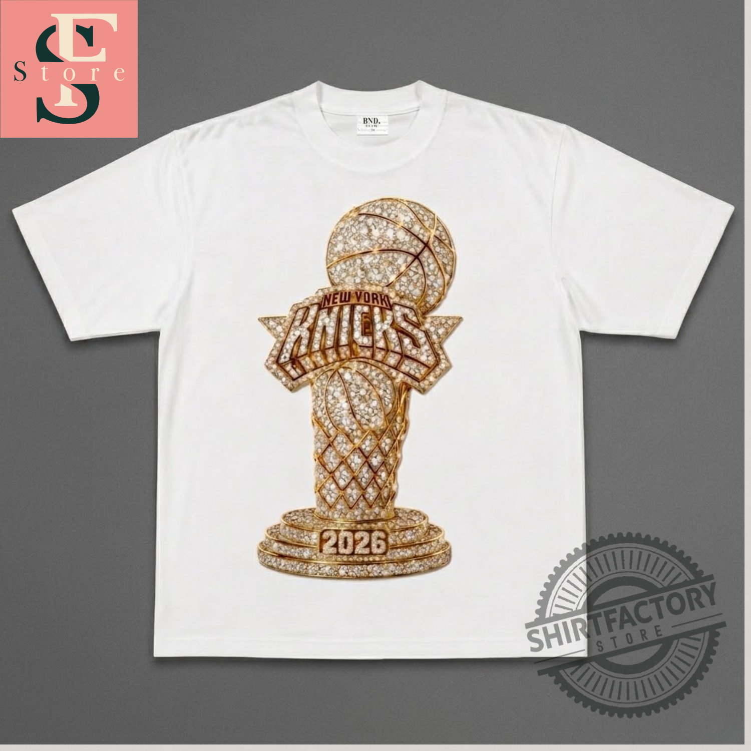 New York Knicks 2026 Championship Trophy Shirt
