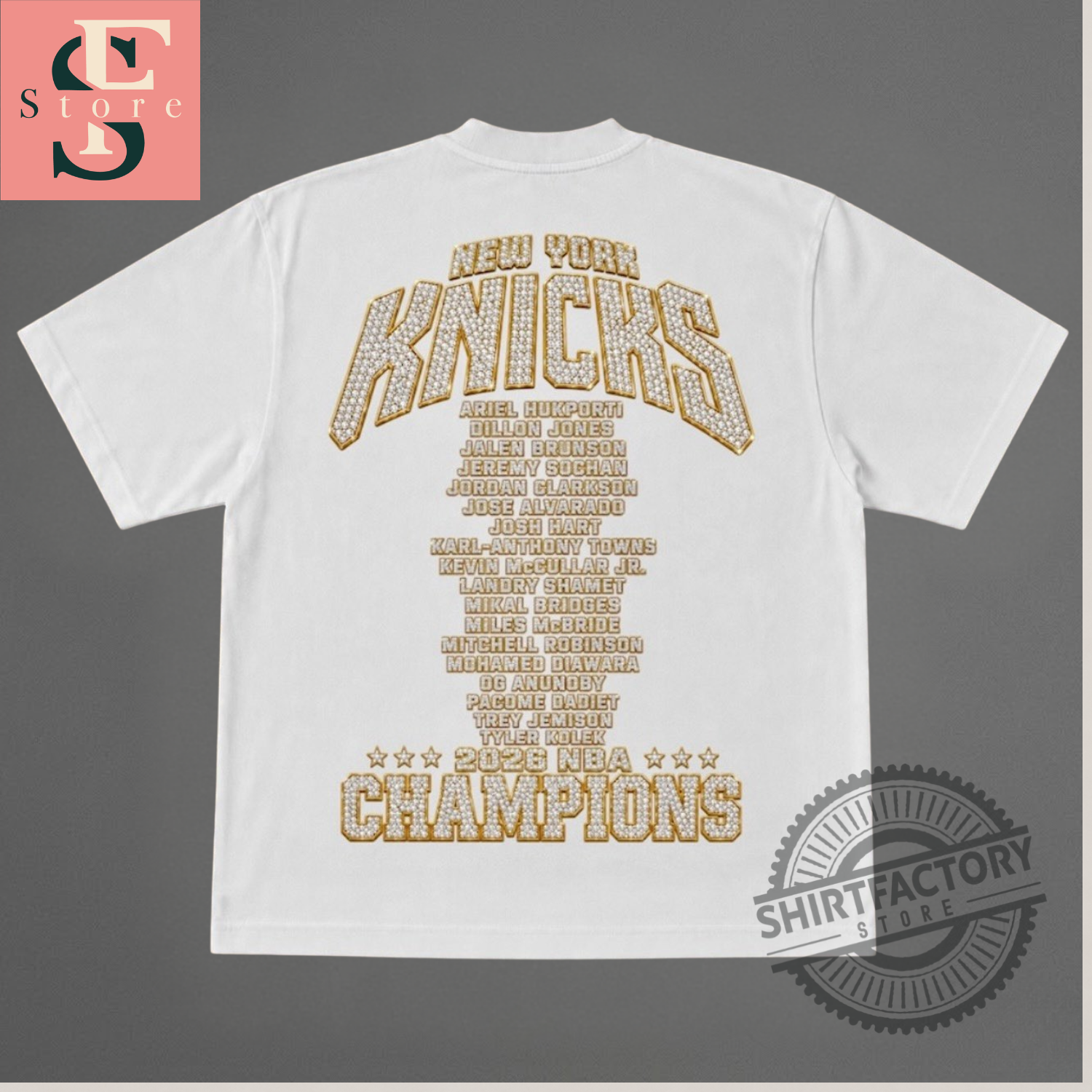 New York Knicks 2026 Championship Trophy Shirt New York Knicks 2026 Championship Trophy Shirt – image 2 of 2