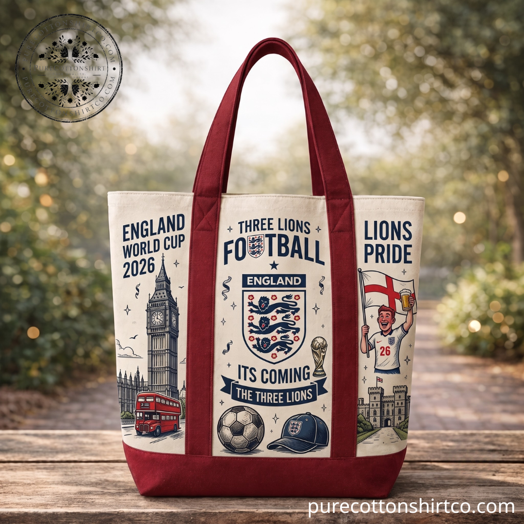 England FIFA World Cup 2026 Tote Bag