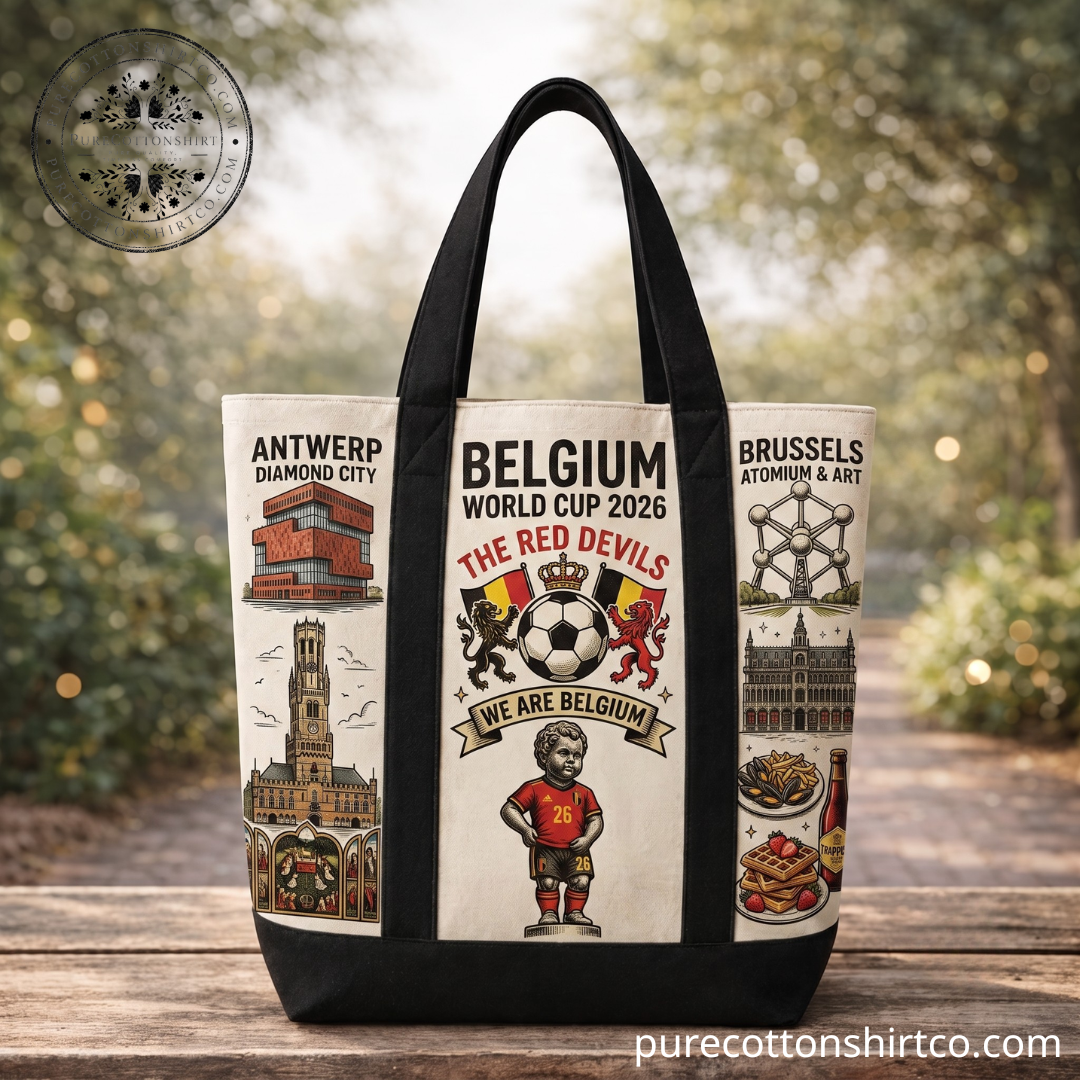 Belgium FIFA World Cup 2026 Tote Bag