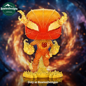 Spider-Man Human Torch Flame Mashup Collectible Figure