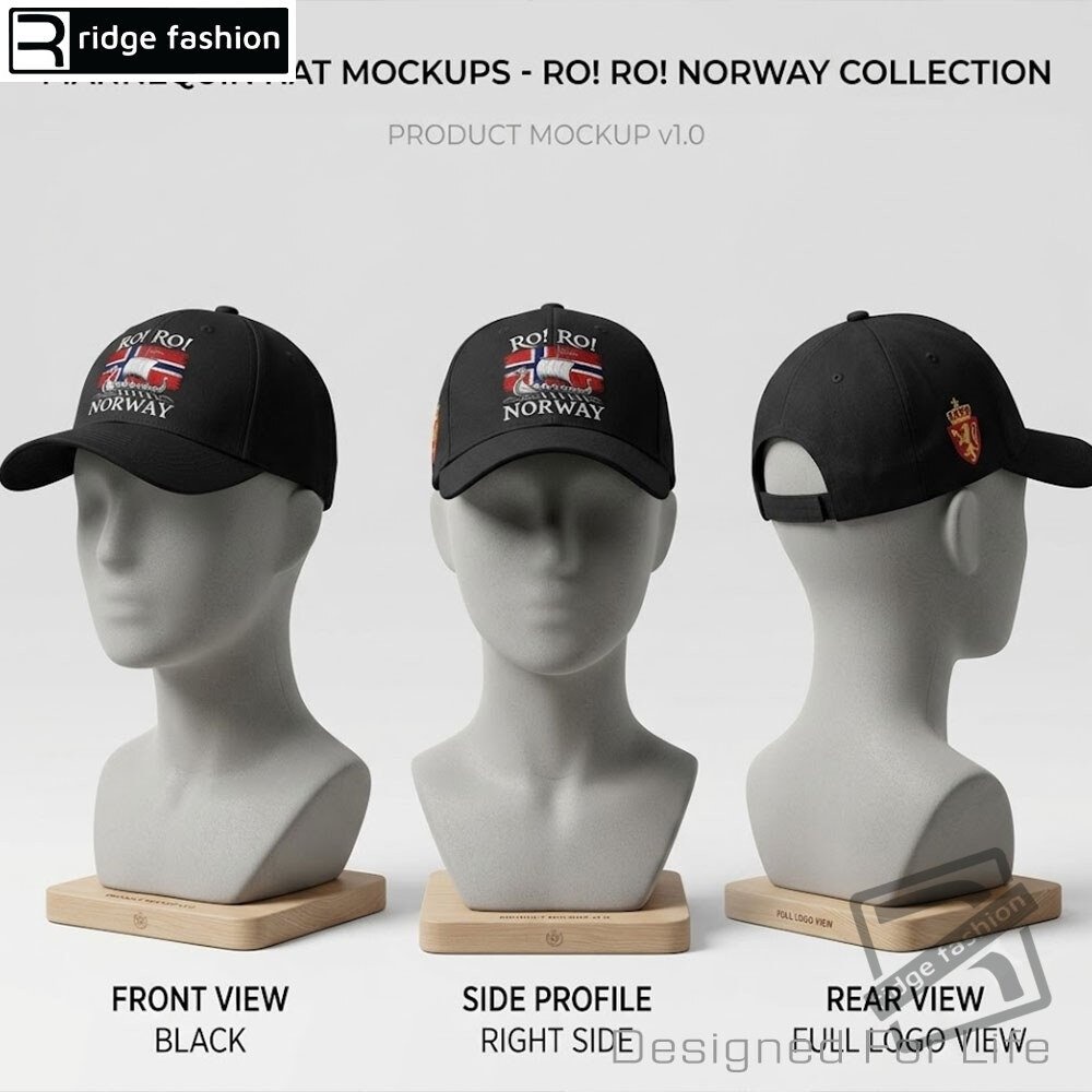 Norway Viking Roar Longship Baseball Cap (3) Norway Viking Roar Longship Baseball Cap – image 2 of 3