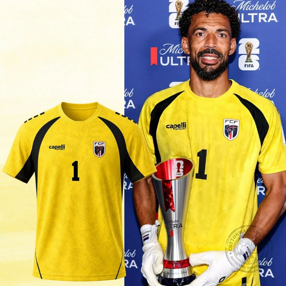 Cape Verde Goalkeeper Jersey No.1 – Vozinha Football Goalkeeper Shirt 3 Cape Verde Goalkeeper Jersey No.1 – Vozinha Football Goalkeeper Shirt