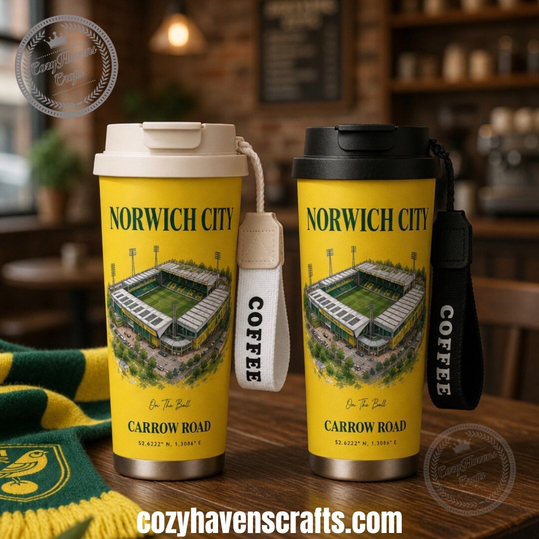 Norwich City FC Carrow Road Coffee Cup 3 Norwich City FC Carrow Road Coffee Cup