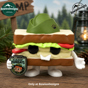 Camping Club Sandwich Scout Vinyl Display Figure 5 Camping Club Sandwich Scout Vinyl Display Figure