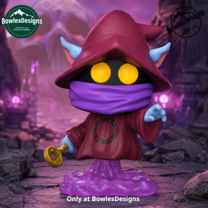 Mystic Arcane Sorcerer Vinyl Collectible Figure with Floating Spirit Base