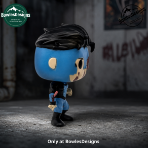 Battle-Damaged Invincible Bloody Superhero Vinyl Collectible Figure