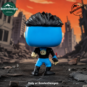 Battle-Damaged Invincible Bloody Superhero Vinyl Collectible Figure