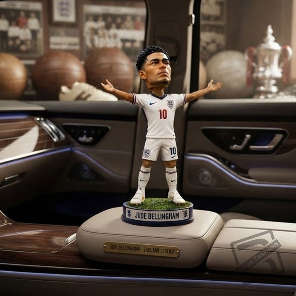 Jude Bellingham England Soccer Team #10 Celebration Bobblehead 5 Jude Bellingham England Soccer Team #10 Celebration Bobblehead