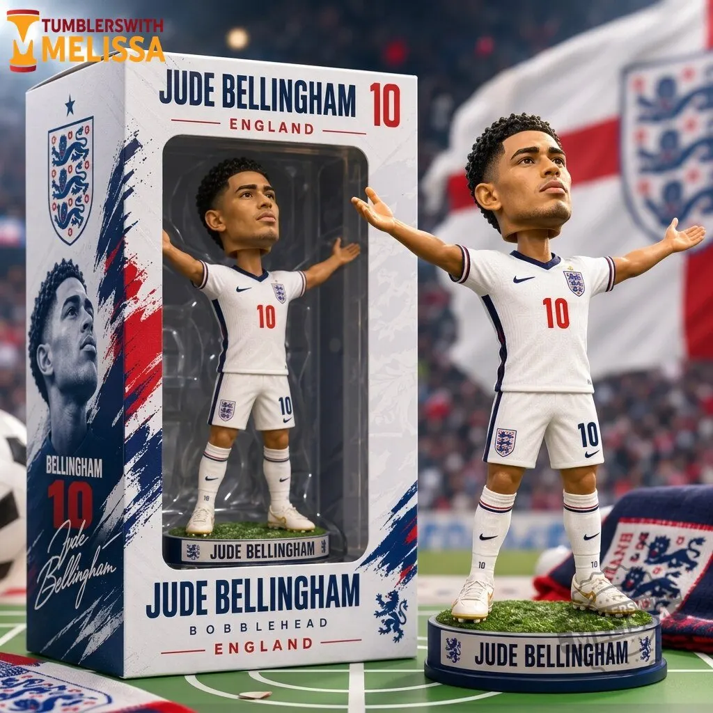 Jude Bellingham England Soccer Team #10 Bobblehead Edition