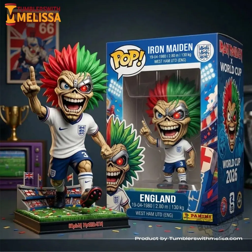 Iron Maiden x England World Cup 2026 Vinyl Figure