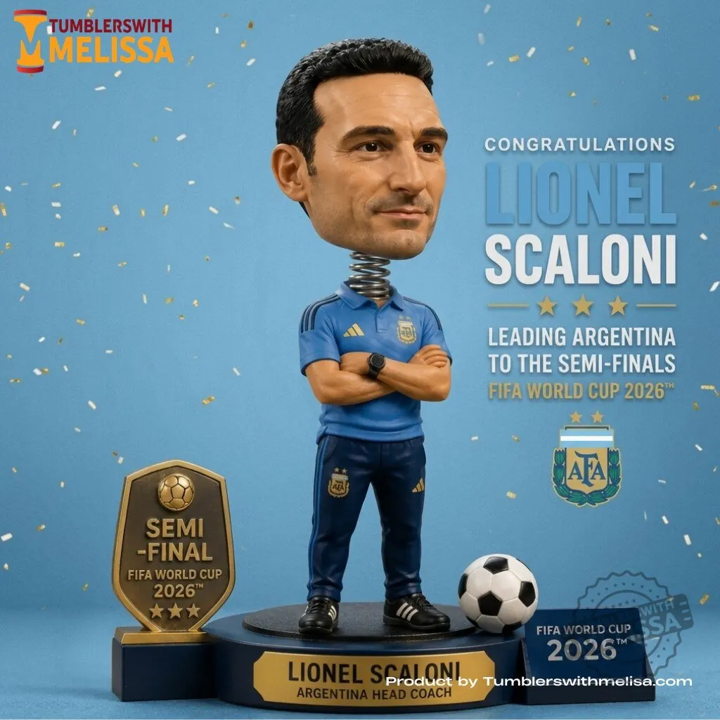 Lionel Scaloni Argentina Head Coach FIFA World Cup 2026 Bobblehead Edition