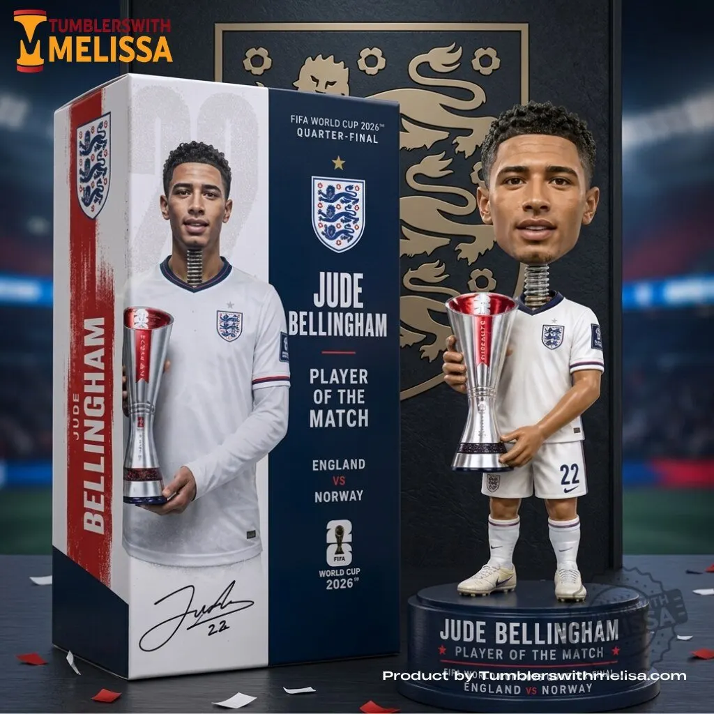 Jude Bellingham PoM England vs Norway FIFA World Cup 2026 Bobblehead Edition