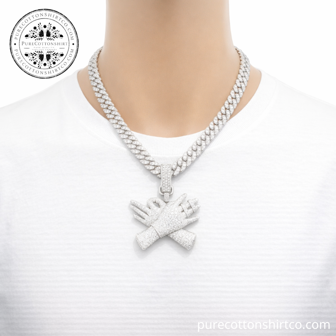 2 Lamine Yamal Crossed Hands Pendant — image 2