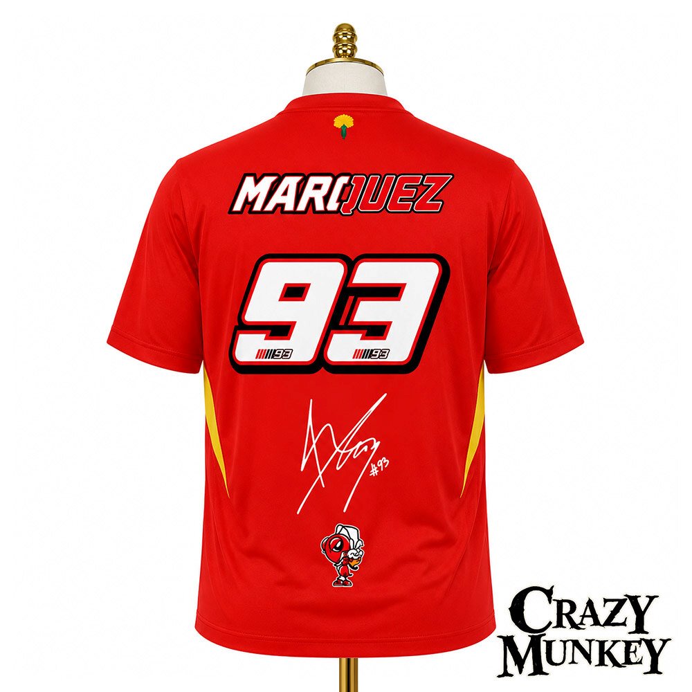 Marc Marquez 93 MotoGP Spain Classic Soccer Jersey Fan Shirt Apparel Marc Marquez 93 MotoGP Spain Classic Soccer Fan Jersey Shirt – image 3 of 3
