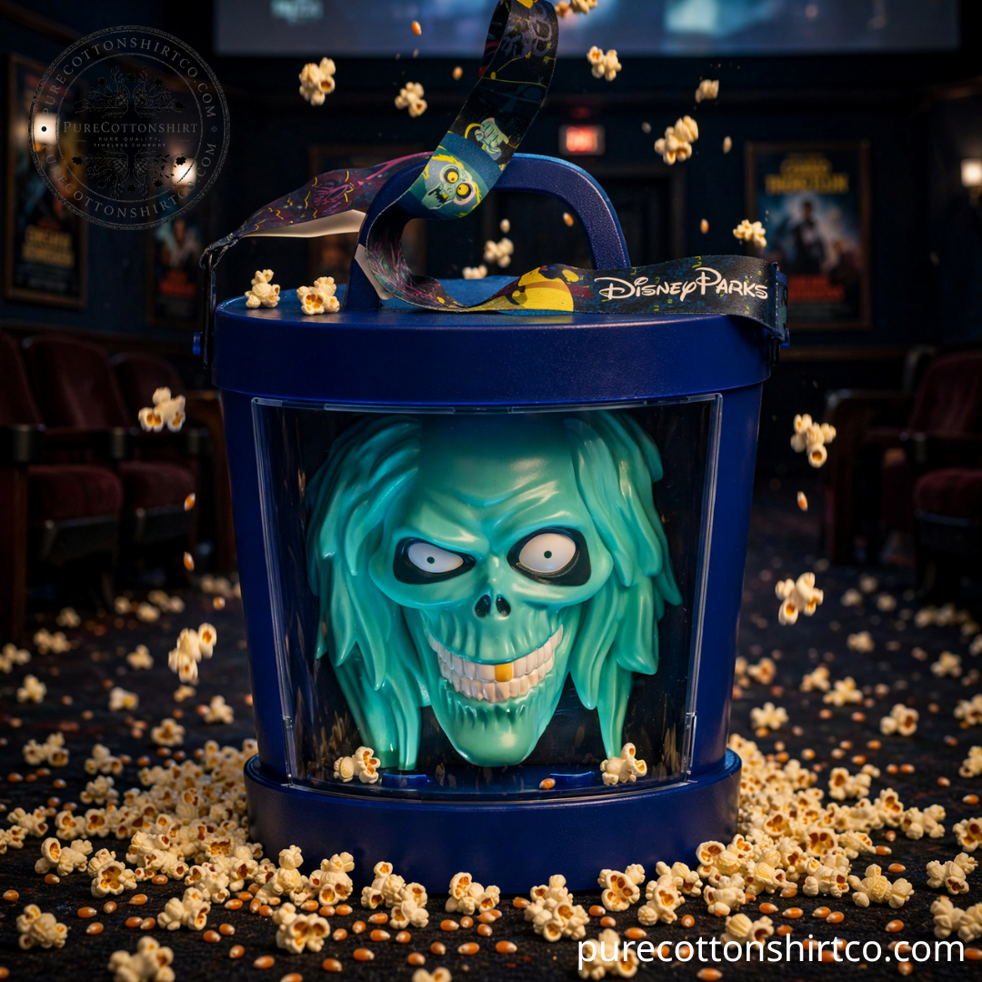 Disney Parks Haunted Mansion Hatbox Ghost Popcorn Bucket