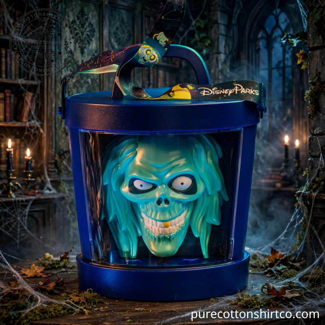 2 Disney Parks Haunted Mansion Hatbox Ghost Popcorn Bucket — image 2