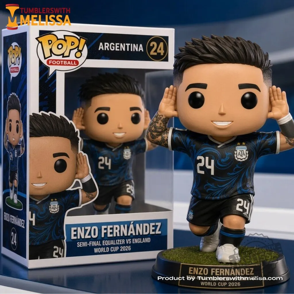 Enzo Fernandez Argentina Semi-Final Equalizer World Cup 2026 Funko Pop Figures Doll