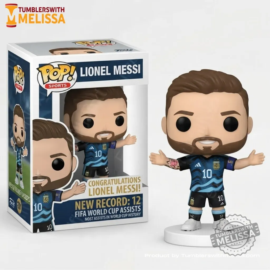 Lionel Messi World Cup Assists Record Funko Pop Figures Doll