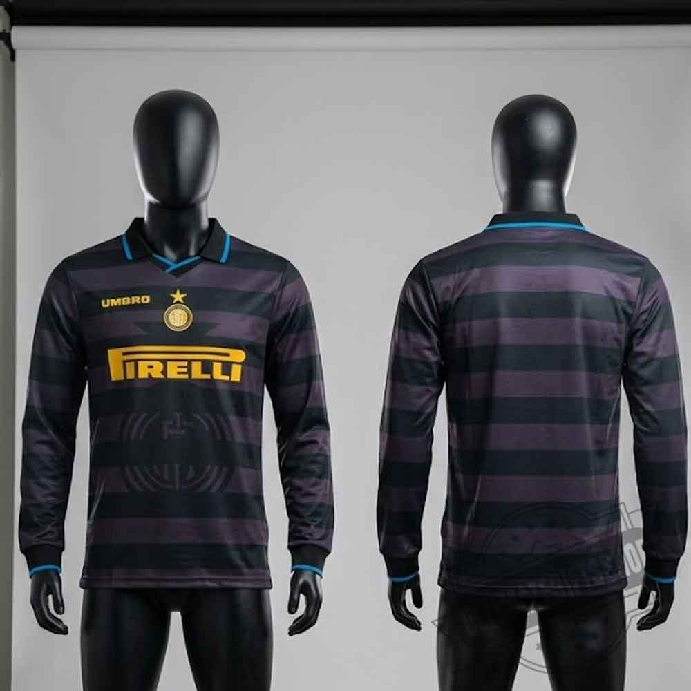 Karim Benzema Retro Umbro Inter Milan 1997/1998 Jersey Karim Benzema Retro Umbro Inter Milan 1997/1998 Jersey