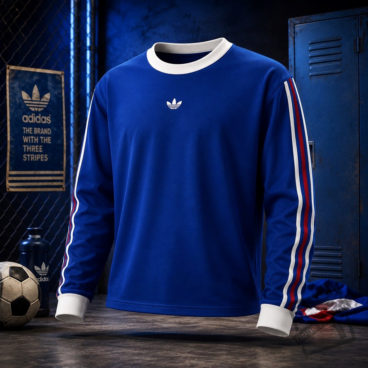 Timothee Chalamet In The World Cup 2026 Final Blue Long Sleeve Shirt Timothee Chalamet World Cup 2026 Final Blue Long Sleeve Shirt – image 2 of 3