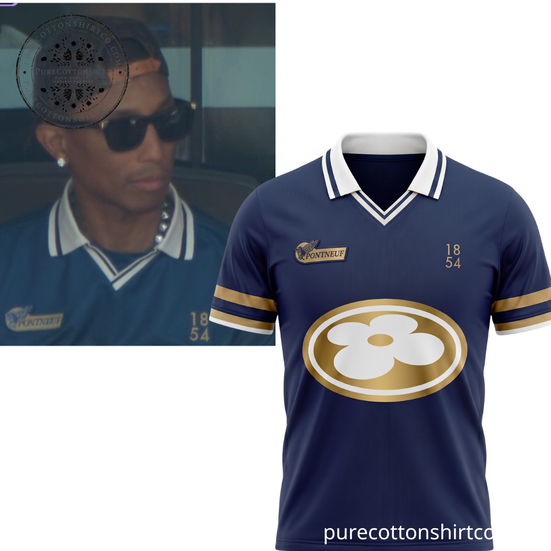 Pharrell Williams Pontniet 1854 V-neck Polo Jersey - Spain vs Argentina WORLD CUP FINAL 2026