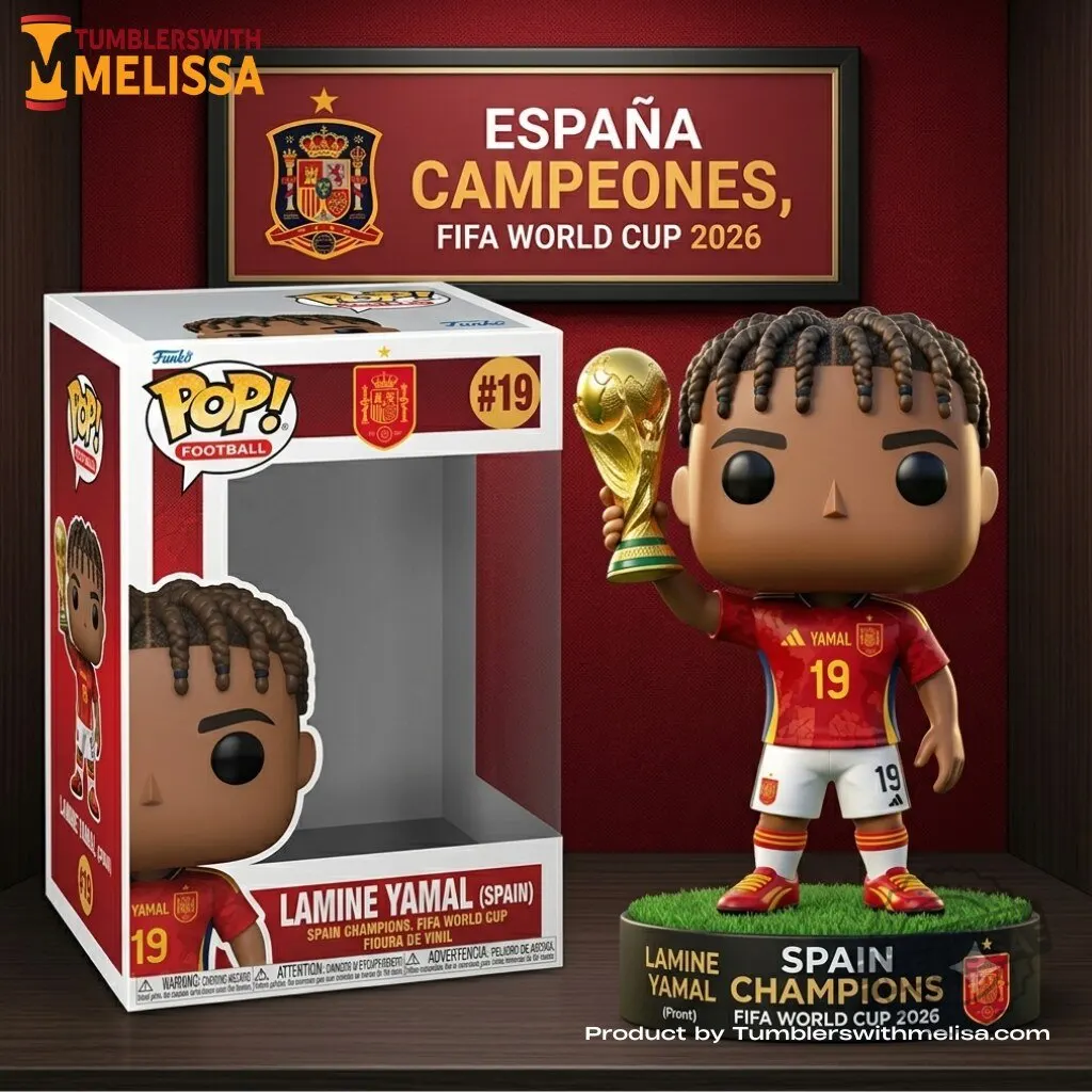 Lamine Yamal Spain Fifa World Cup 2026 Champions Funko Pop Figures Doll