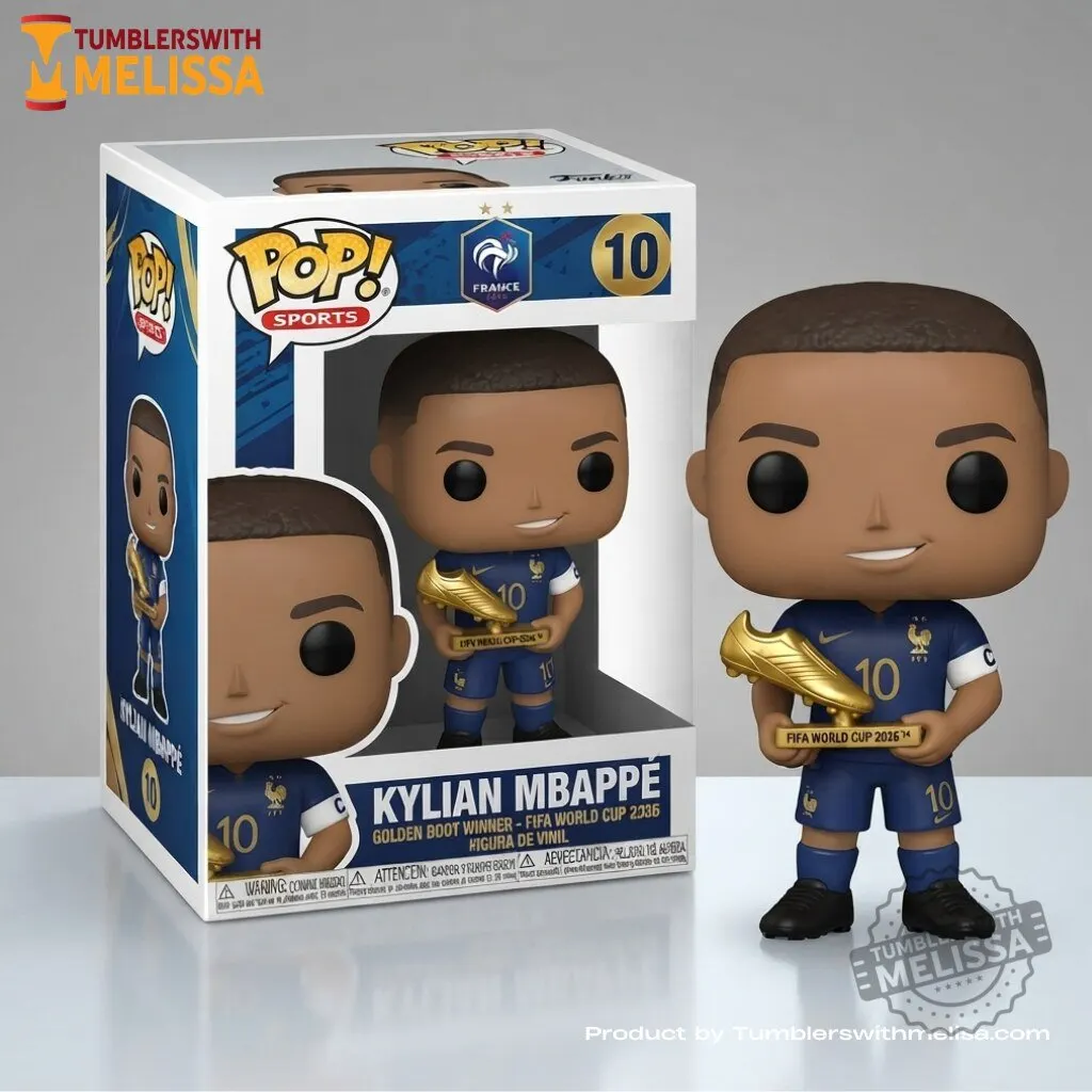 Kylian Mbappe World Cup 2026 Golden Boot Funko Pop Figures Doll