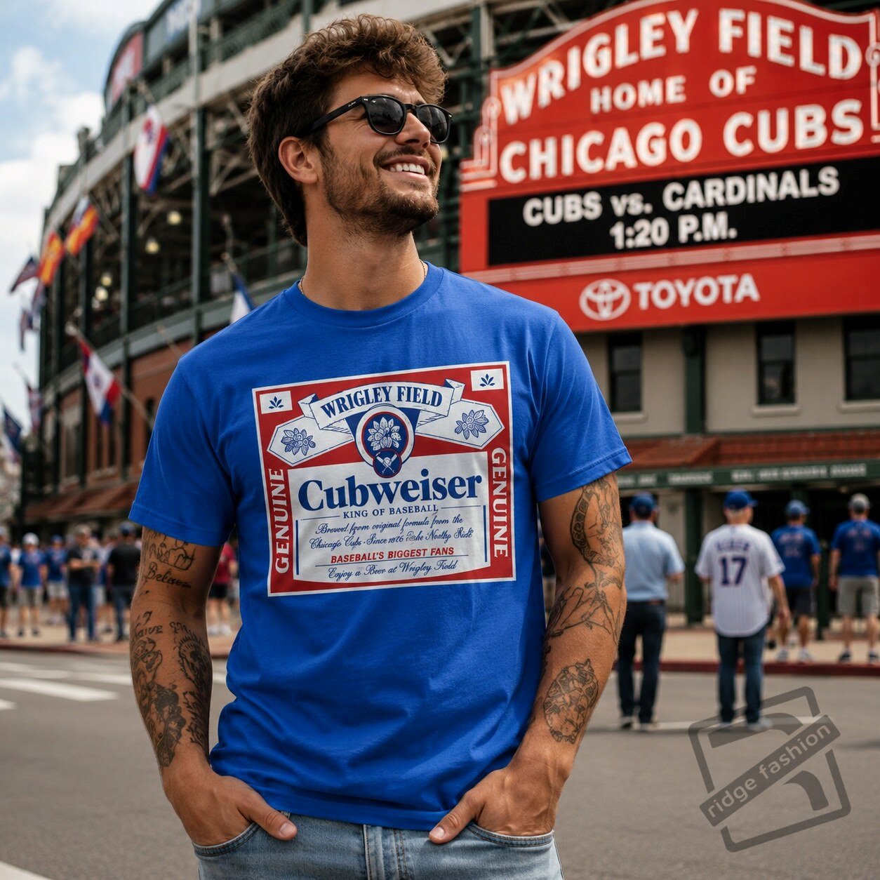 George Kittle Cubweiser Shirt 2026 George Kittle Cubweiser 2026 Sports Fan T-Shirt – image 2 of 3