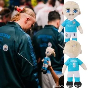 erling haaland 9 plush doll manchester city soccer player stuffed toy featured 300x300 1