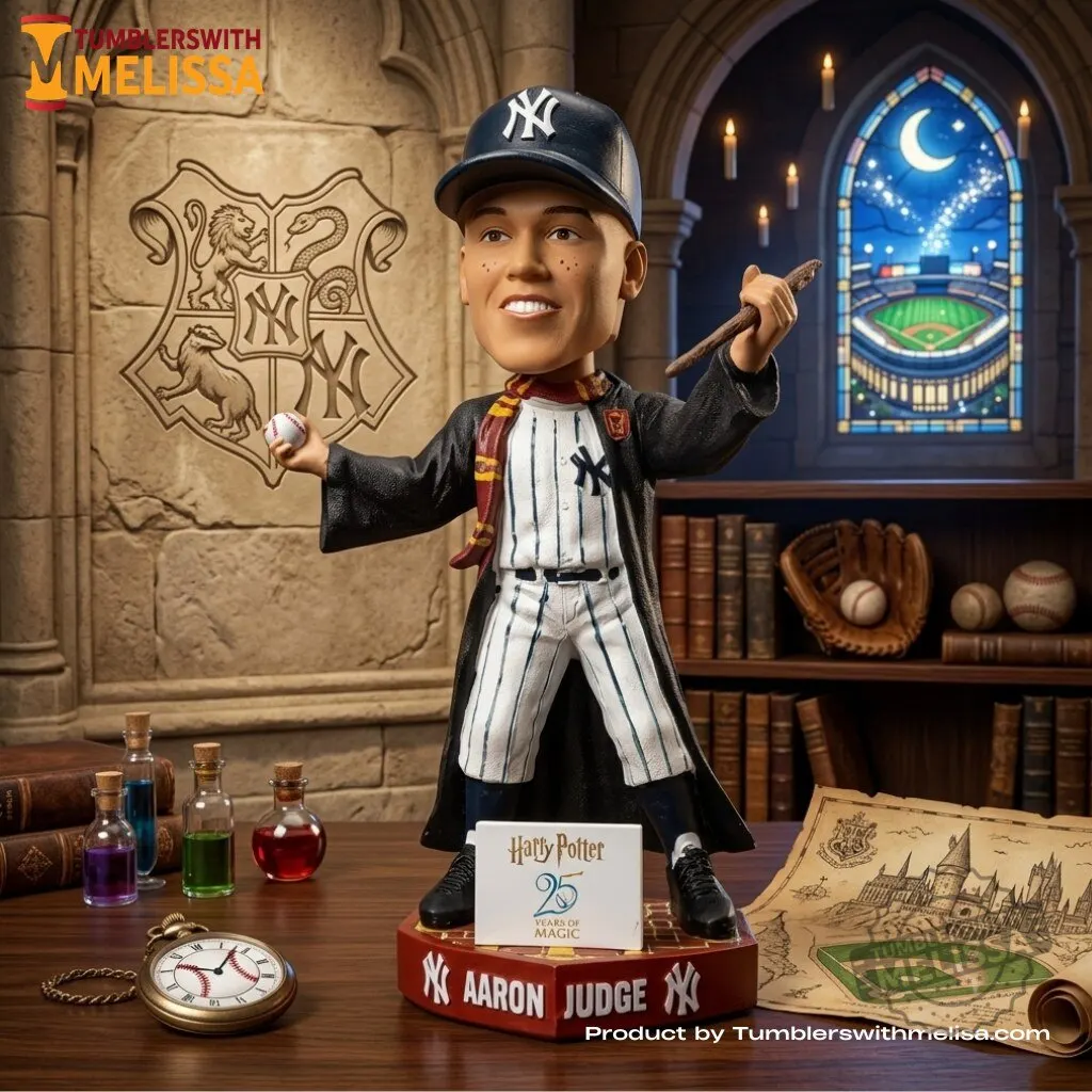 Aaron Judge x Harry Potter 25 Year of Magic Houses Bobblehead