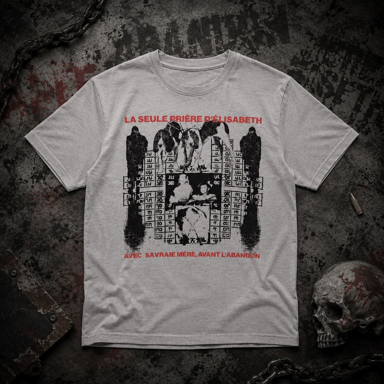Wale At Complex Market in Chicago La Seule Priere D'Elisabeth French Graphic Hoodie Shirt 4 Wale At Complex Market in Chicago La Seule Priere D'Elisabeth French Graphic Hoodie Shirt custom product design and printed details