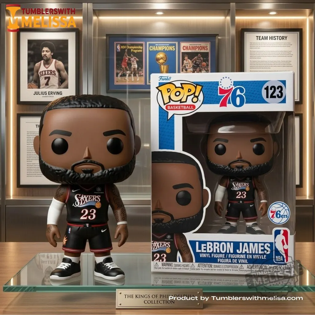 LeBron James Philadelphia 76ers Sixers Funko Pop Figures Doll