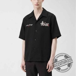 Miles Caton AMIRI Studio Hawaiian Shirt At Spider-Man Brand New Day Premiere