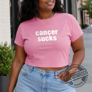 LUCKY Anya Taylor-Joy Cancer Sucks Croptop Baby Tee Shirt