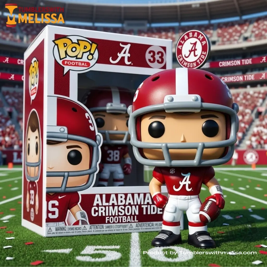 Alabama Crimson Tide Crimson Jersey Funko Pop Figures Doll 1 Alabama Crimson Tide Crimson Jersey Funko Pop Figures Doll premium quality collectible or lifestyle product for everyday use