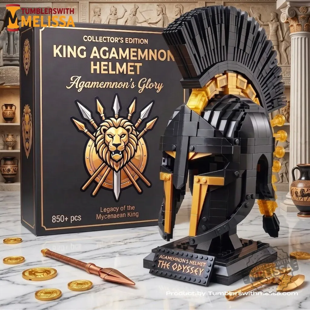 King Agamemnon Helmet Building Blocks Set
