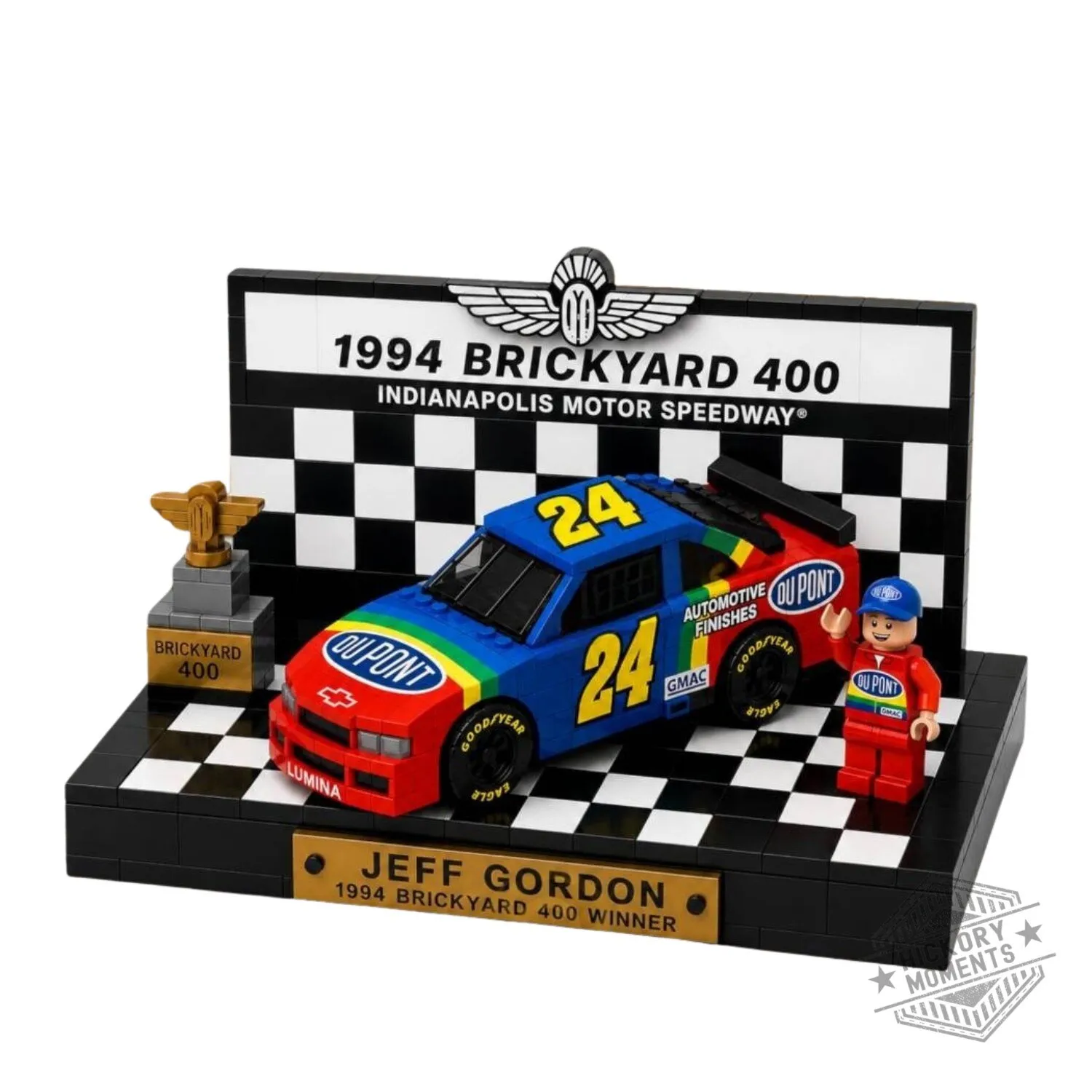 1994 Brickyard 400 Champion Car Brick Set
