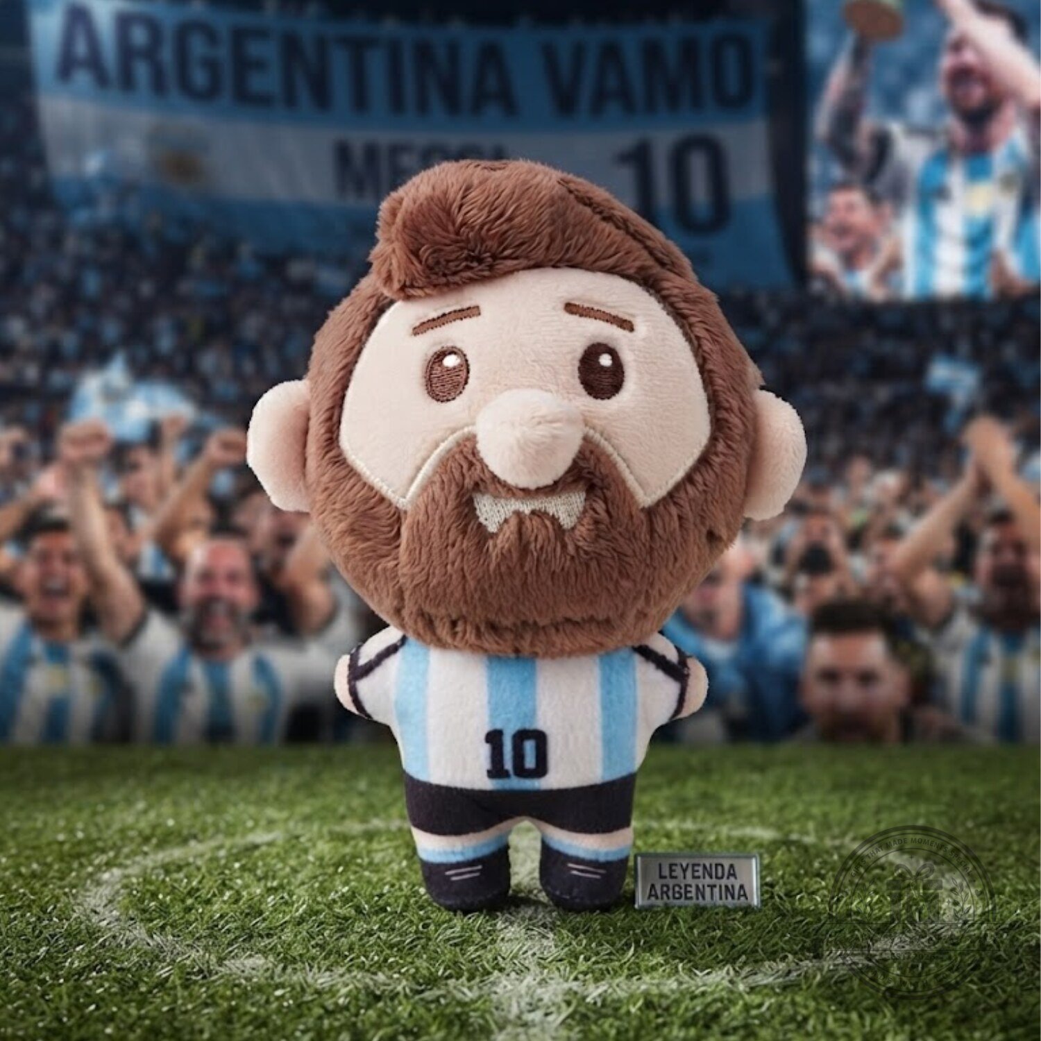 Lionel Messi Argentina #10 Plush Doll 4 Lionel Messi Argentina #10 Plush Doll