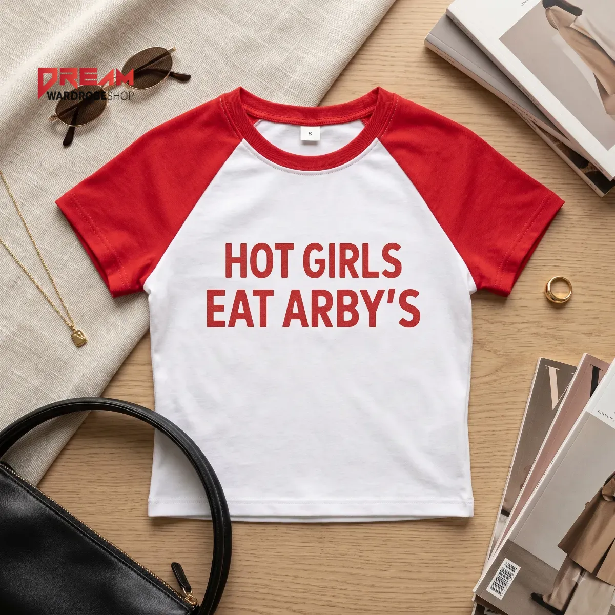 Sophie Cunningham Arbys Shirt Hot Girls Eat Arby’s Women Baby Tee 4 Sophie Cunningham Arbys Shirt Hot Girls Eat Arby’s Women Baby Tee