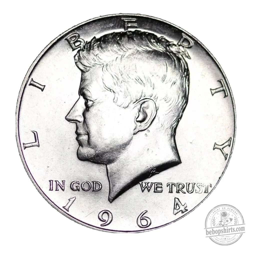 1964 John F Kennedy Half Dollar United States Silver Coin Collectible 1964 John F Kennedy Half Dollar United States Silver Coin Collectible